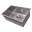DuraSnow® ZLINE 27" Meribel Undermount Single Bowl Fingerprint Resistant Stainless Steel Kitchen Sink with Bottom Grid