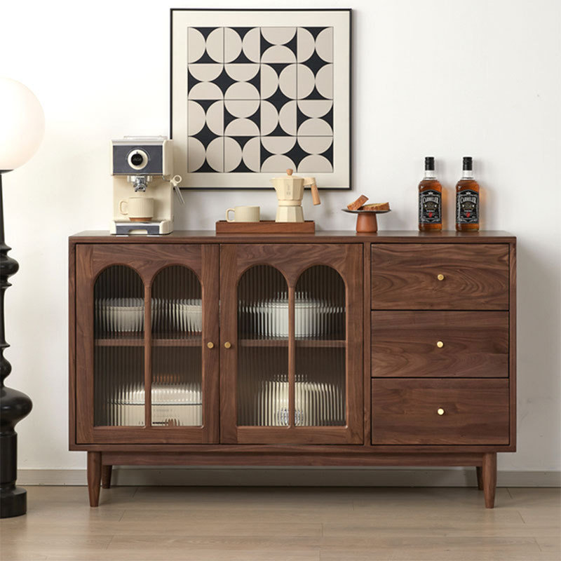 Vitrine de style moderne et minimaliste moderne, H 35,43 po x l 62,99 po x P 15,75 po