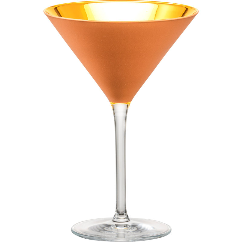 2,25 oz Cristal verre à martini, Zeste d'orange