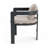 Patio Outdoor Aluminum Dining chair-1678355055