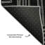 Tapis géométrique Premium lavable à la machine Harrietstown AMF1045-1175096813