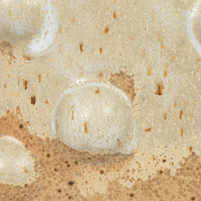 Vase en grès avec pois en relief Bradner