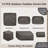 Outdoor 3'' Seating Group Cushion Cover-1460831266