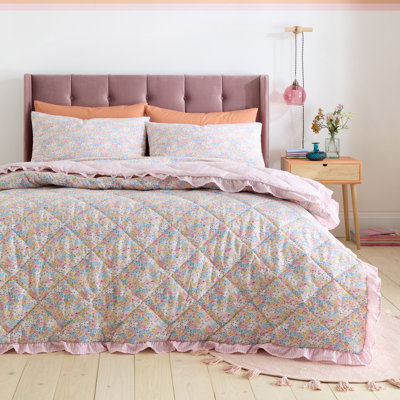 Darcy Floral Reversible Bedspread