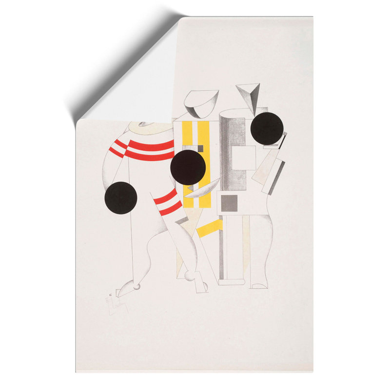 Sportsman by El Lissitzky - No Frame Print, 30cm H x 21cm W x 0.1cm D