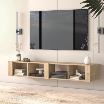 Meuble télé Aven pour téléviseur de 78 po ou moins avec tablettes ouvertes