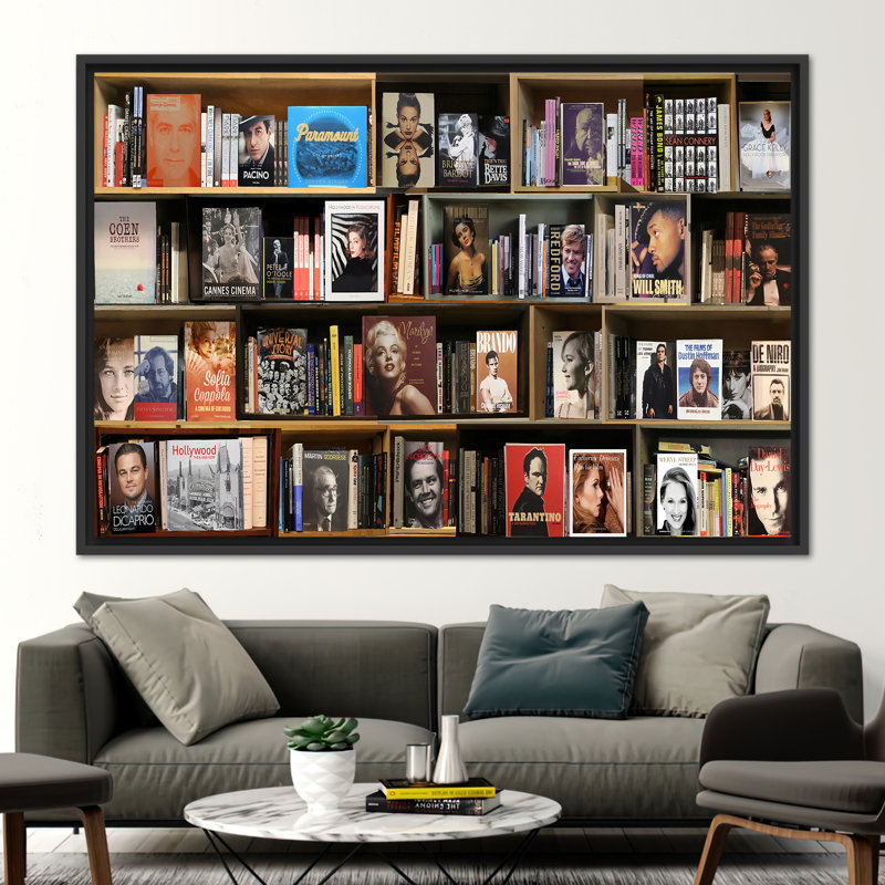 Print on Canvas, 25 cm H x 35 cm W, Black, Framed Print without Mat