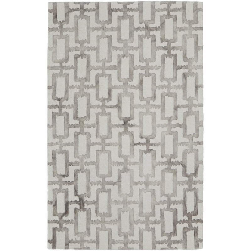 Marengo Performance Hand Tufted Wool Geometric Indoor Rug, Rectangle 9'6" x 13'6"