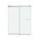 56" - 60" W x 78" H Soft Closing Frameless Double Sliding Shower Door with 3/8" Clear Tempered Glass