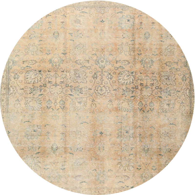 Oriental Indoor Rug, Round 8'