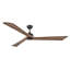 Ventilateur de plafond standard à DEL à 3 pales 80 po avec contrôle mural et ensemble d'éclairage inclus-58550239-58550238
