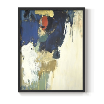 Série ABSTRACT DCCDXIX - reproduction encadrée de qualité supérieure - prête à être accrochée - aucun clou requis
