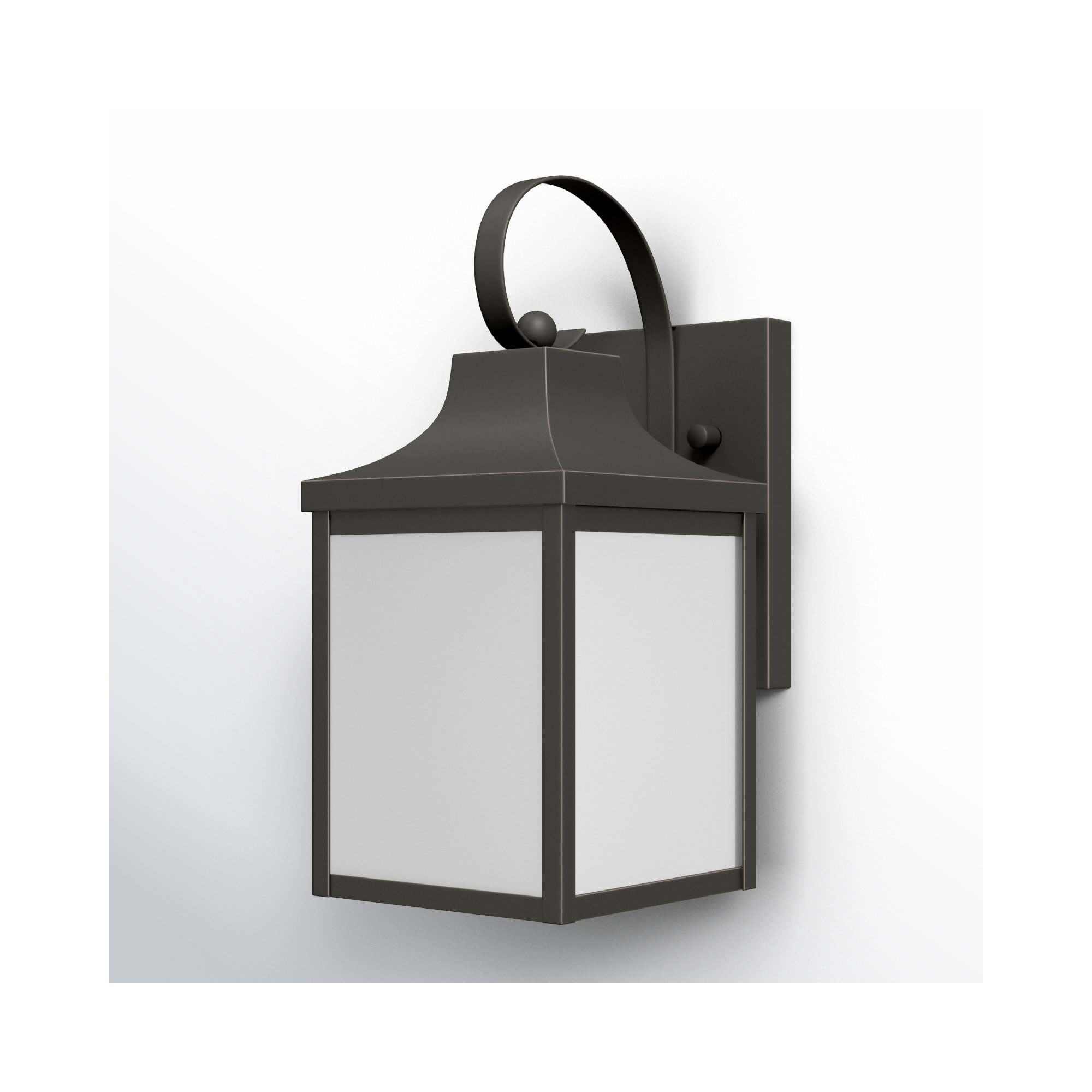 Single Light Outdoor Aluminum Wall Light, No, Antique Bronze