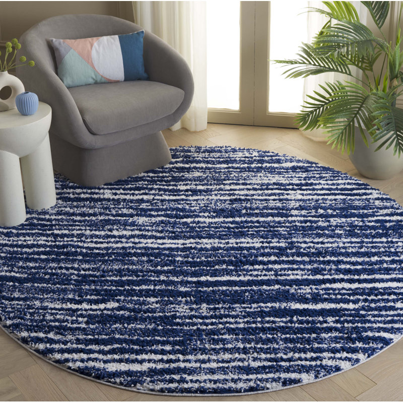 Rumi Shag Performance Rug, Round 6'7"