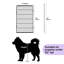 Parc pour chien pliable en métal robuste avec 1 porte (ensemble de 6)-111004117-111004119