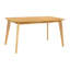 Ensemble de table de salle à manger décontractée en chêne naturel 5 pièces et 4 chaises d'appoint en bois Windsor-1076168574