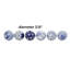 Boule décorative faite à la main en céramique à motif de boules décoratives lustrées et de vases à motifs variés