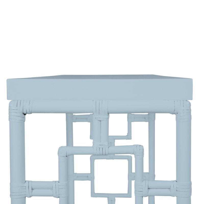 Sobe 60'' W Console Table, Light Blue