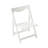 HIPS Foldable Small Table And Chair Set With 2 Chairs And Rectangular Table  White