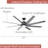 Kenja 72'' Ceiling Fan-405097822