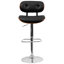 Tabouret de bar pivotant à hauteur ajustable Wooler-24417382