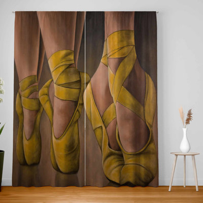 Synchronized Ballerinas Blackout Curtains - Home Decor Pair