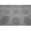 Light Ivory Color Antique Indian Tribal Geometric Floral Pattern Cotton Agra Gallery Carpet