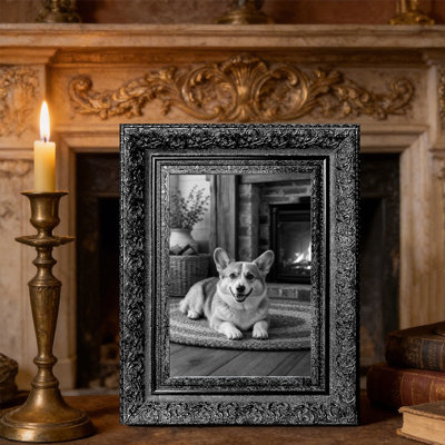 Cadre photo noir 1PC 11 "x 14" noir avec motif cadeau