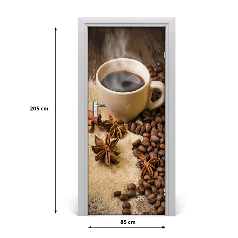 Coffee Pot Door Decal
