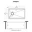 Ruvati Hex Bottom 30-inch Workstation Scratch Resistant Embossed Texture Slope Bottom Kitchen Sink Stainless Steel - RVH8830