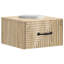 34.5cm W Manufactured Wood Bedside Table-726803267