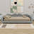 Upholstered Daybed With Cloud-Shaped Backrest-861913845