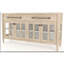 Buffet Cabinet Power Raedy avec portes en verre