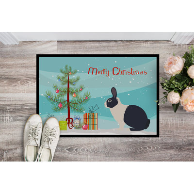 Tapis de noël pour l’extérieur anti-dérapants néerlandais lapin Carly