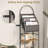 Industrial Style 3 Tier Vinyl Holder Display Book Shelf-863796353