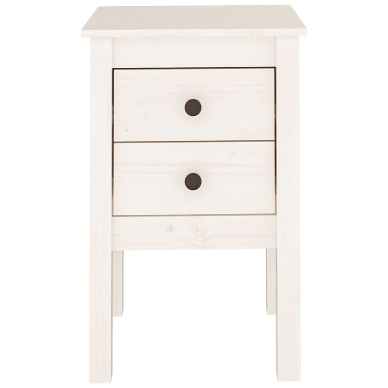 Northpoint 40cm W Solid Wood Bedside Table