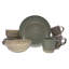 Service de vaisselle 16 pièces en porcelaine Bisque Canvas Home Shell, service pour 4-38390069