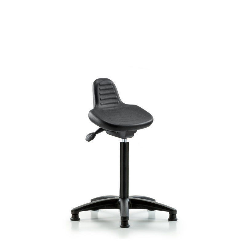 Victor Backed Adjustable Height Ergonomic Lab Stool with
