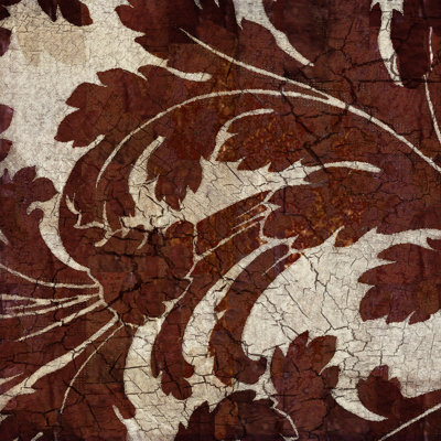 Crackled Tile II 1 Piece Wrapped Canvas Wall Art