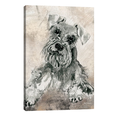 Schnauzer by Carol Robinson - Print on Canvas