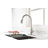 Single Handle High Arc Pull Out Kitchen Faucet,Single Level Stainless Steel Kitchen Sink Faucets With Pull Down Sprayer