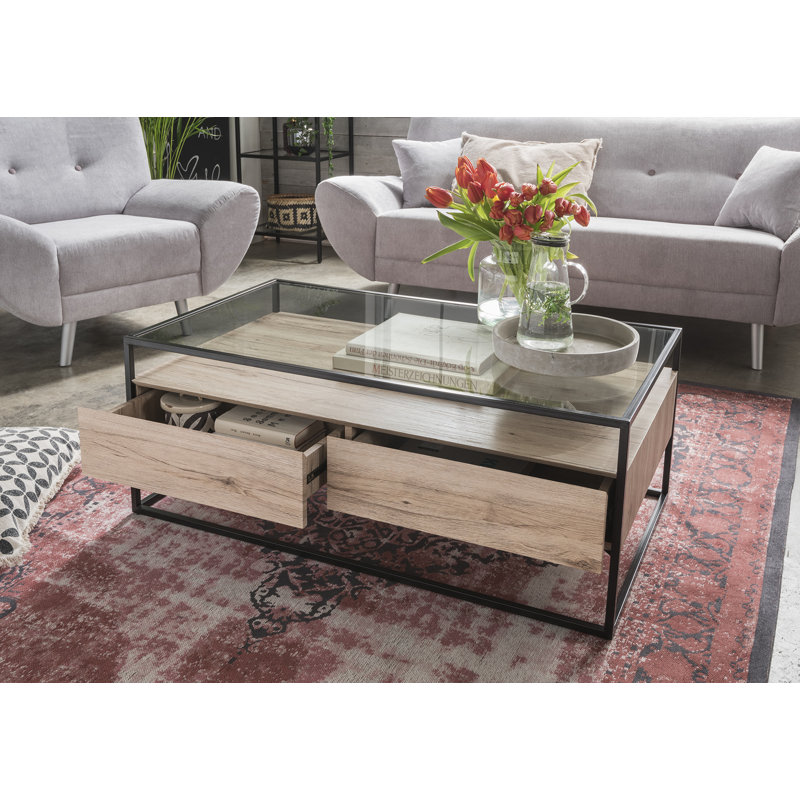 Dilan Frame Coffee Table with Storage