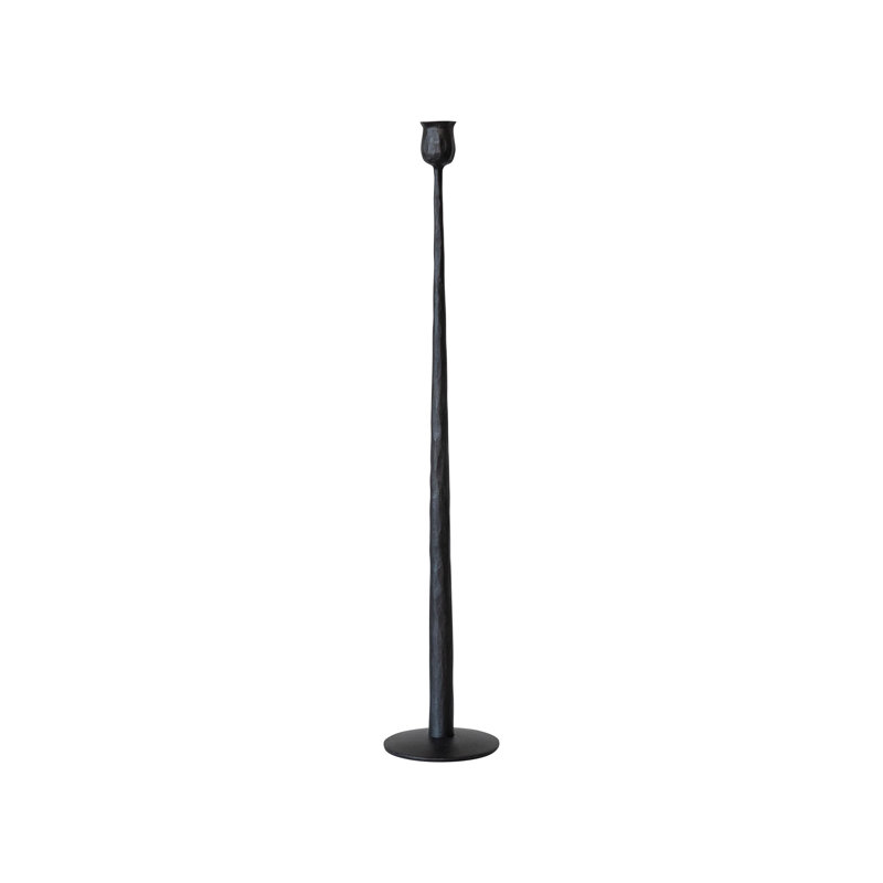 Tall Hand-Forged Metal Taper Holder