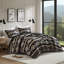 Ensemble de courtepointe 3 pièces avec motif géométrique du sud-ouest et taies décoratives standard assorties