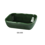 Yanco Green Gem Porcelain China Serving Bowl