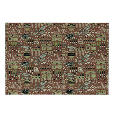 East Urban Home Glass Tribal Cutting Board