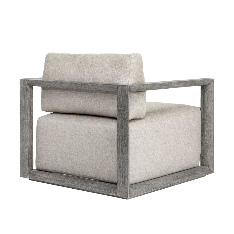 Fauteuil d'extérieur gris / colombe Pakswith