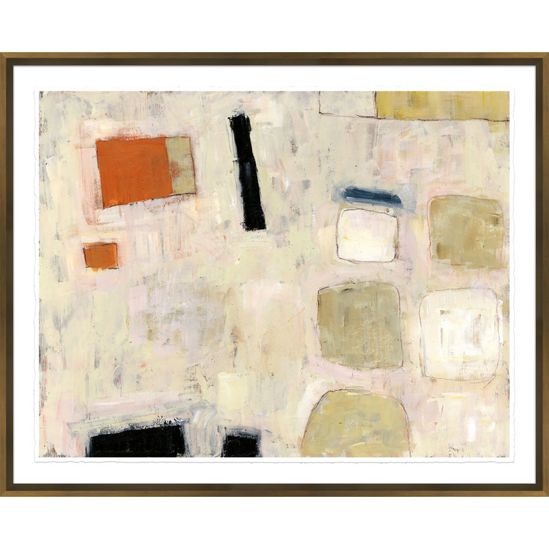 Insertion de la languette en métal dans la boucle - Peinture encadrée sur papier