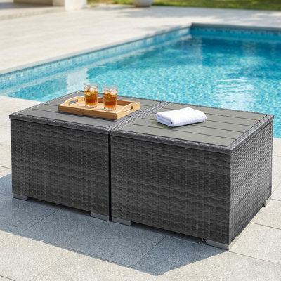Table d'extérieur Kivan L 27,4 x l 27,4