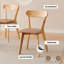 5 -Person Solid Wood Dining Set-566478850